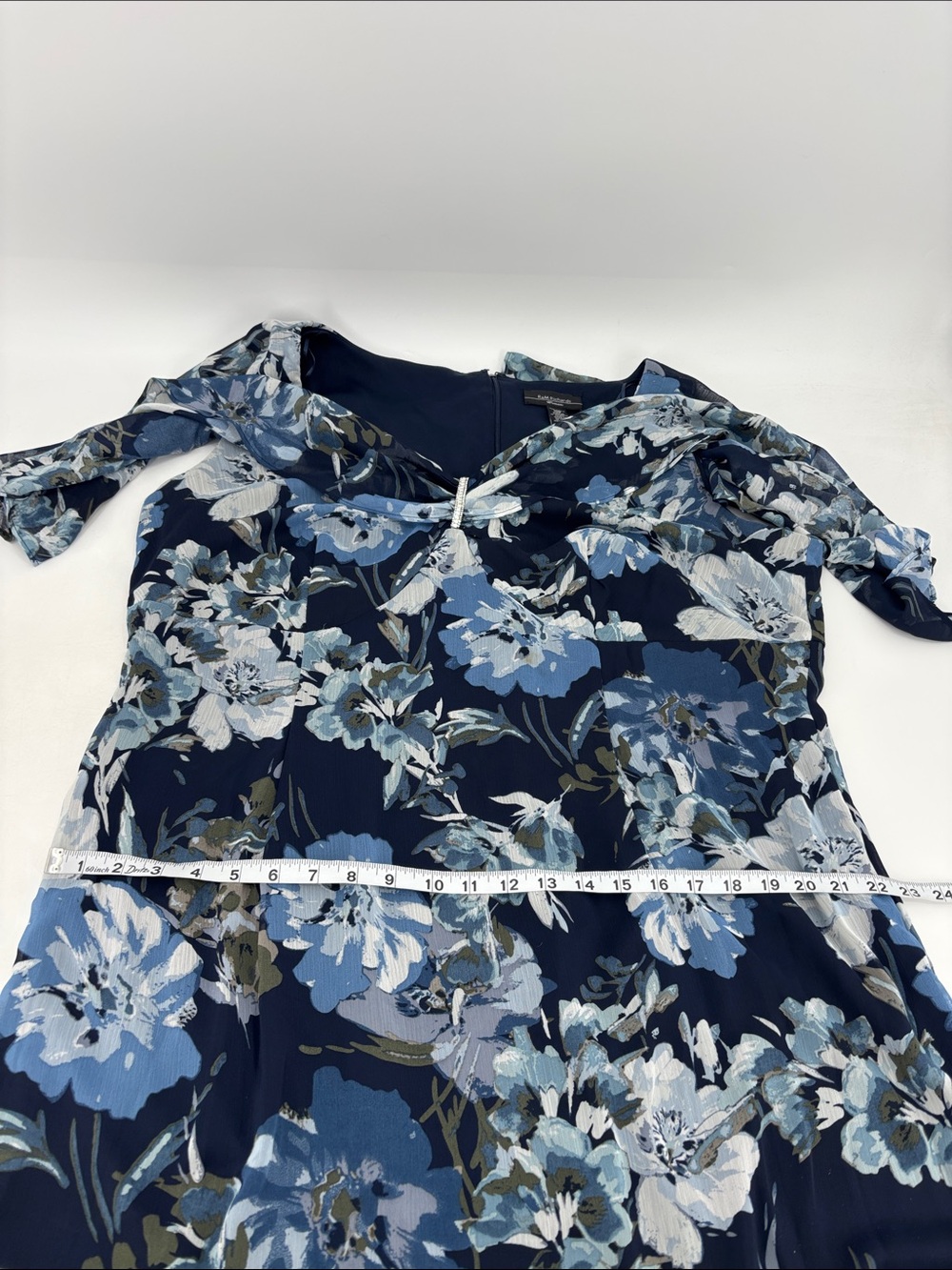 R&M Richards Whimsigoth Ethereal Fairy Floral Cocktail Wedding Guest Cape Dress - Picture 14 of 16